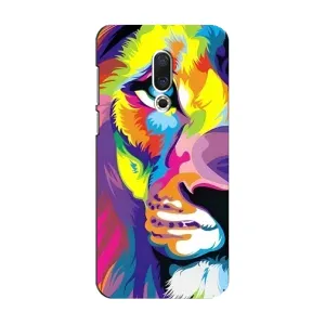 Чехол со Львом для Meizu 15 (VPrint) (Яркий Лев)