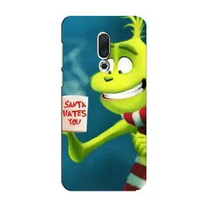 Різдвяні Чохли для Meizu 15 (VPrint) (Зелений Грінч)