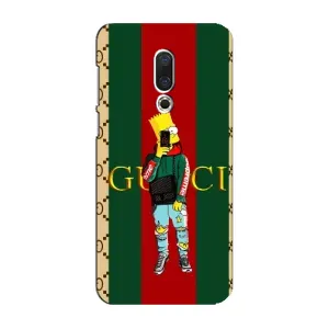 Брендновые Чехлы для Meizu 16 Plus - (PREMIUMPrint) (Барт ГУЧЧИ)