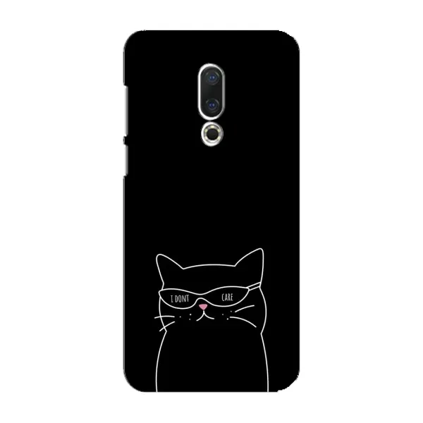 Чехол с принтом «Равнодушный кот» для Meizu 16 Plus Чехол с принтом «Равнодушный кот» для Meizu 16 Plus