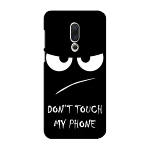 Чехол для Мейзу 16 Плюс - (AlphaPrint) с печатью (ТОП продаж) (Dont Touch)