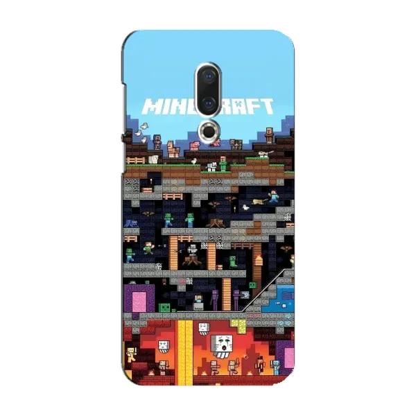 Чехол с принтом «фон Minecraft» для Meizu 16 Plus