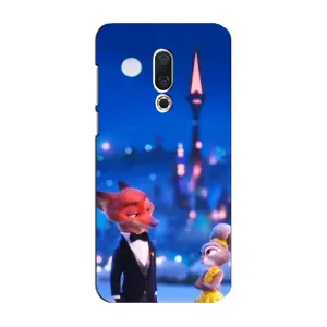 Чехол Зоотрополіс на Meizu 16 Plus (Романтический вечер Зверополис)