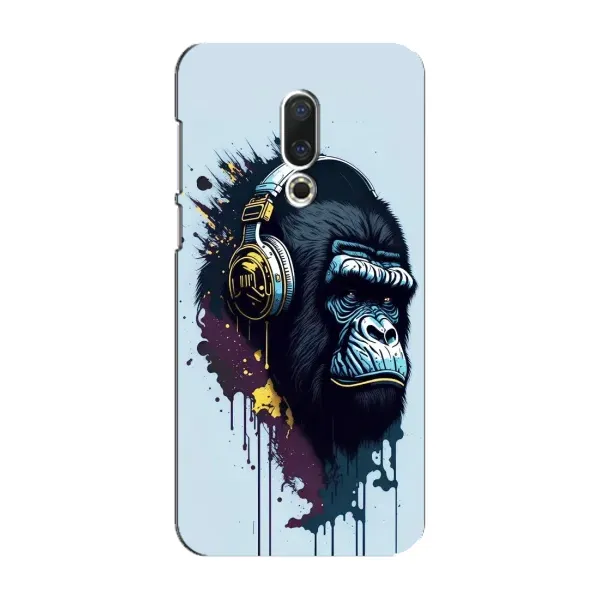 Чехол с принтом «Горилла в наушниках» для Meizu 16 Plus Чехол с принтом «Горилла в наушниках» для Meizu 16 Plus