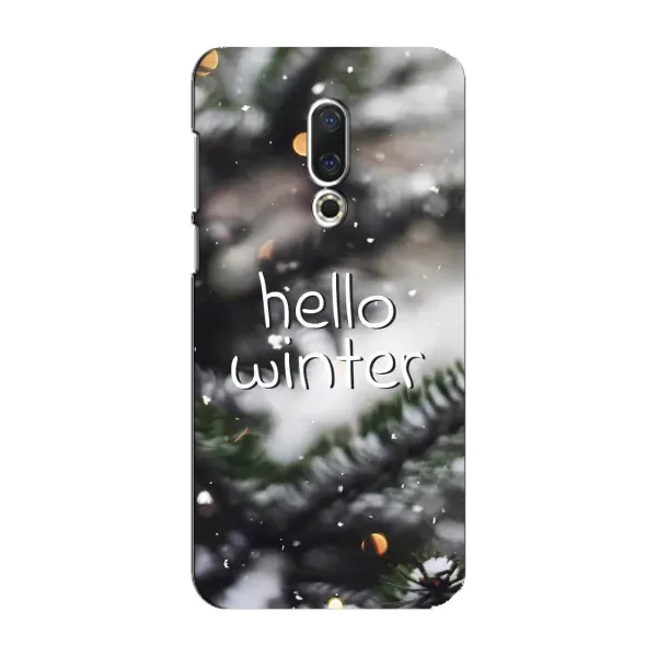 Чохол з принтом «Hello winter» для Meizu 16 Plus Чохол з принтом «Hello winter» для Meizu 16 Plus
