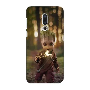 Чехол МАРВЕЛ для Мейзу 16 Плюс (AlphaPrint) (I am Groot)