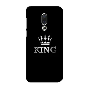 Чехол с Короной Мейзу 16 Плюс - (AlphaPrint) (KING)