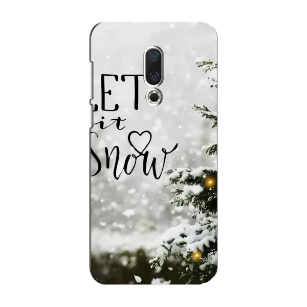 Чохол з принтом «Let it snow» для Meizu 16 Plus Чохол з принтом «Let it snow» для Meizu 16 Plus