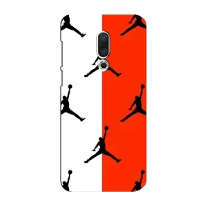 Чехлы для Meizu 16 Plus - с картинкой JORDAN (AlphaPrint) (Лого Джордан)