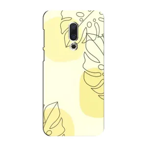 Силконовий чохол з принтом в квітах на Meizu 16 Plus