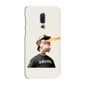 Чехлы с Обезьянами NFT для Meizu 16 Plus (AlphaPrint) (обезьяна NFT в очках)