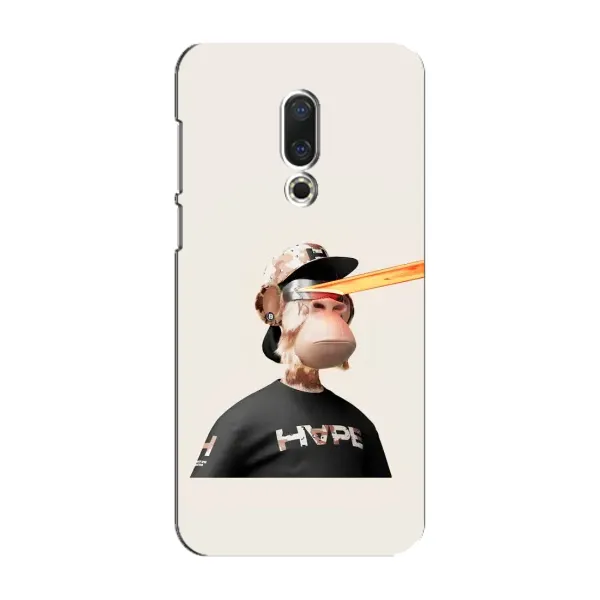 Чехол с принтом «обезьяна NFT в очках» для Meizu 16 Plus