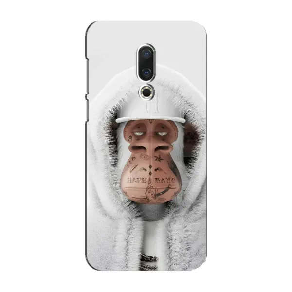 Чехол с принтом «обезьяна NFT в тату» для Meizu 16 Plus