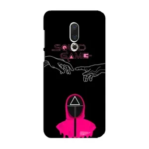 Чехол Гра в кальмара для Meizu 16 Plus (Минимализм Игра кальмара)