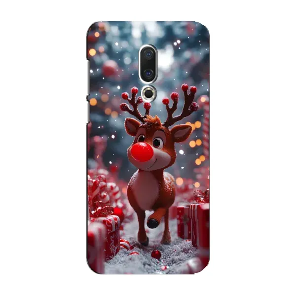 Чехол с принтом «Олень среди подарков» для Meizu 16 Plus