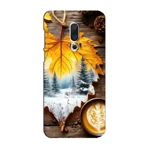 Чохол з унікальним дизайном 'Осінь з кавою' для Meizu 16 Plus (Осінньо-зимова кава)