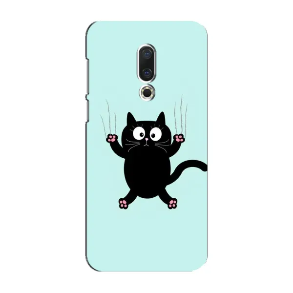 Чехол с принтом «Падающий кот» для Meizu 16 Plus