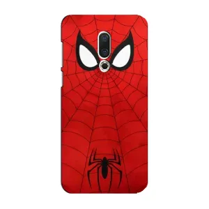 Чехол с человеком пауком для Meizu 16 Plus - (AlphaPrint) (Паук (Марвел))