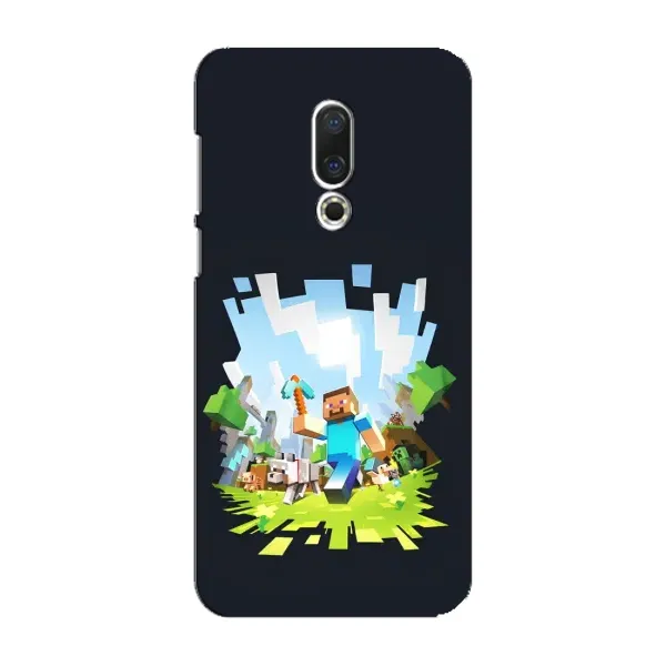 Чехол с принтом «персонажи Minecraft» для Meizu 16 Plus