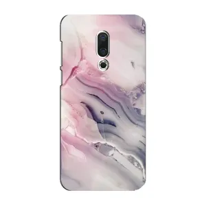 Мраморный чехол на Meizu 16 Plus (VPrint) (Пурпурный Мрамор)