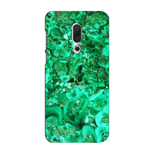 Чохол з принтом «Салатовий Мрамор» для Meizu 16 Plus