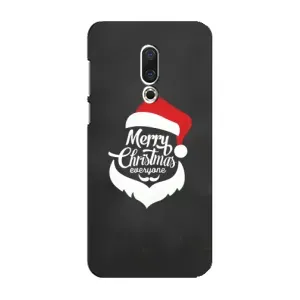Рождественские Чехлы для Meizu 16 Plus (VPrint) (Санта Крисмас)