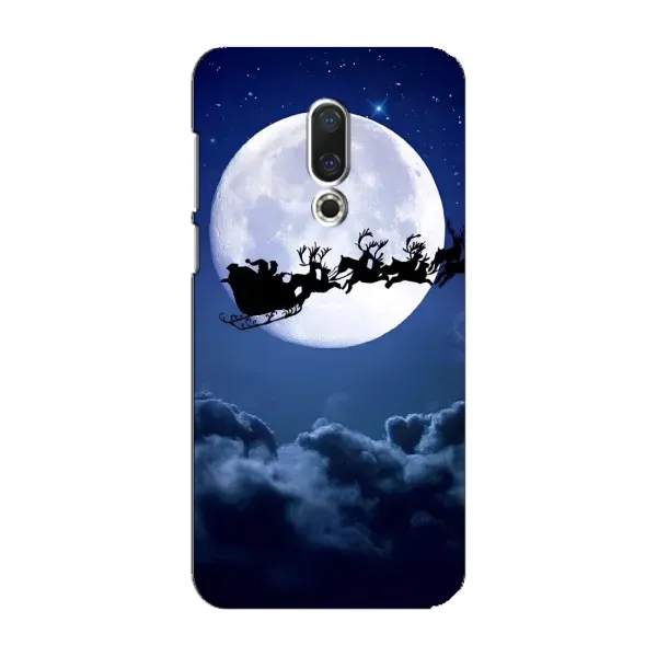 Чехол с принтом «Санта - луна» для Meizu 16 Plus Чехол с принтом «Санта - луна» для Meizu 16 Plus