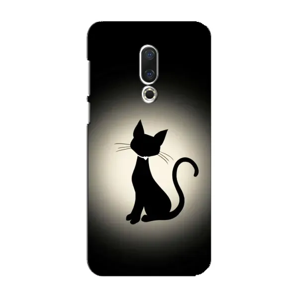 Чехол с принтом «Силуэт котика» для Meizu 16 Plus