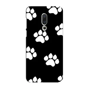 Чехлы с собаками для Meizu 16 Plus (VPrint) (Следы собаки)