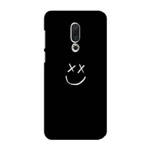 Чехол для Мейзу 16 Плюс - (AlphaPrint) с печатью (ТОП продаж) (Смайл)