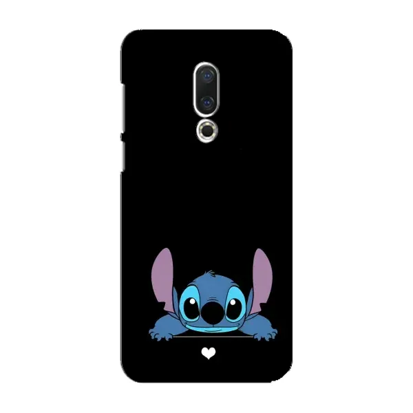 Чехол с принтом «Стич на черном» для Meizu 16 Plus