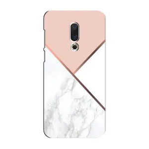 Мраморный чехол на Meizu 16 Plus (VPrint) (Тройной мрамор)