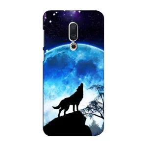 Защитные чехлы для Мейзу 16 Плюс (AlphaPrint) (ХИТ продаж) ВОЛК (Волк на луну)