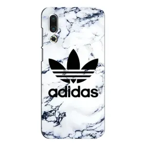 Чехлы Адидас для Meizu 16s (AlphaPrint) (Адидас на мраморе)