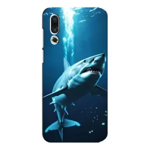 Чехол с картинкой «Хищники» для Meizu 16s (Акула под водой)