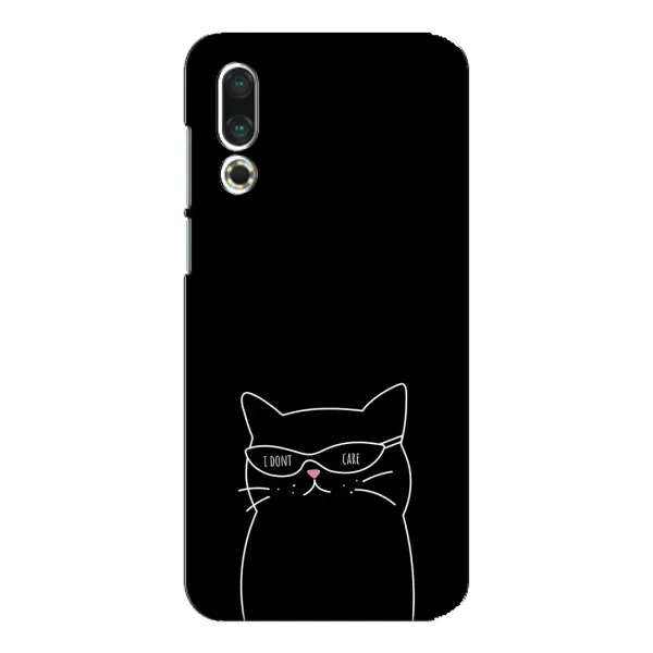 Чехол с принтом «Равнодушный кот» для Meizu 16s