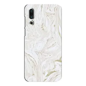 Мраморний чехол на Meizu 16s (VPrint) (Білий мрамор)