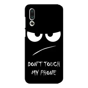 Чехол для Мейзу 16с - (AlphaPrint) с печатью (ТОП продаж) (Dont Touch)