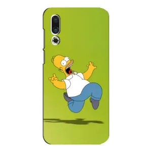 Чехол с Симпсонами для Meizu 16s (VPrint) (Гомер Симпсон)