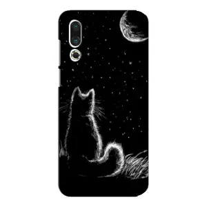 Чехол с принтом для Meizu 16s (AlphaPrint) Модные коты