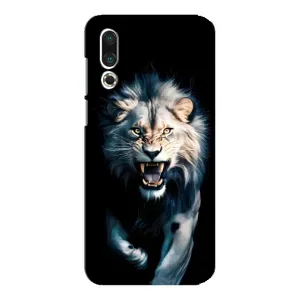 Чехол с картинкой «Хищники» для Meizu 16s (Лев в темноте)