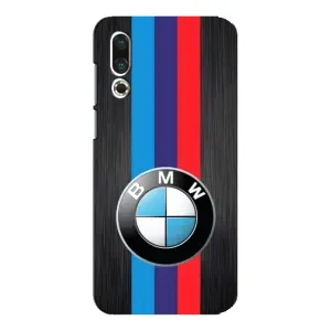 Чехол для Мейзу 16с - с принтом БМВ (AlphaPrint) (Лого BMW)