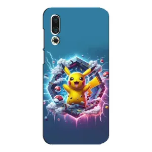 Чехол с Пикачу на Meizu 16s (Лого Пикачу)