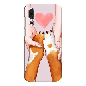 Чехлы с собаками для Meizu 16s (VPrint) (Любовь к собакам)
