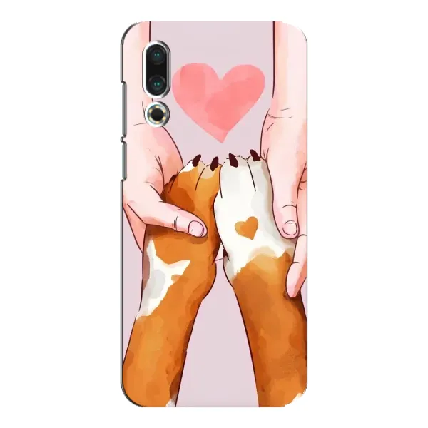 Чехол с принтом «Любовь к собакам» для Meizu 16s