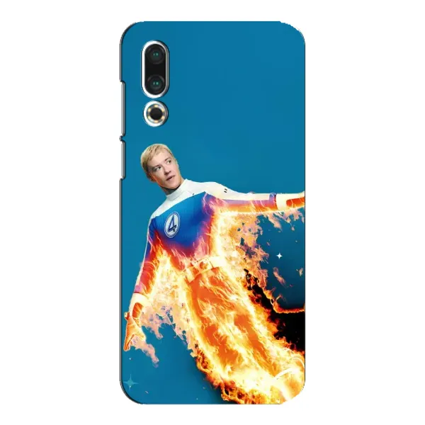 Чохол з принтом «Людина-факел у вогні» для Meizu 16s