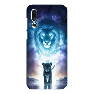 Чехол со Львом для Meizu 16s (VPrint) (Маленький лев)