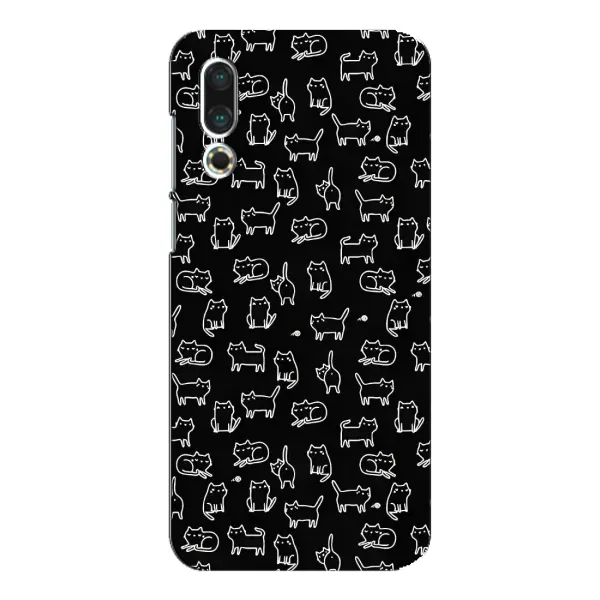 Чехол с принтом «Меленькие котики» для Meizu 16s