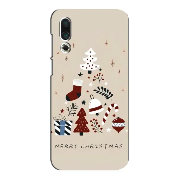 Чехол с принтом «Merry Christmas» для Meizu 16s
