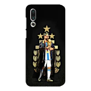 Чехлы для Meizu 16s (Leo чемпион) (AlphaPrint) (Месси Король)